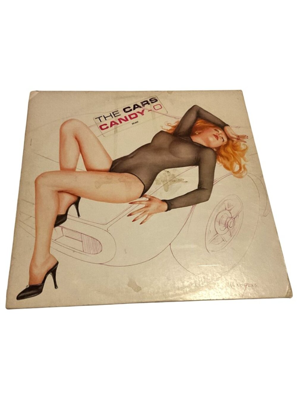 The Cars Candy-O Vinyl Record Album 1979 Elektra SE-507 Black LP Vargas Cover